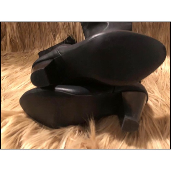 Rampage ElleSandra Knee High Boots, Black - Picture 5 of 7